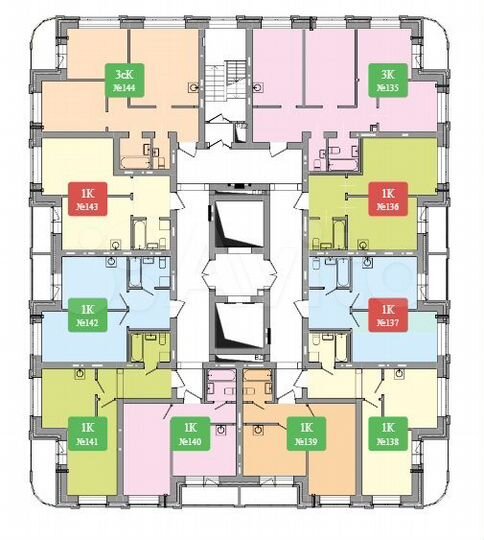 1-к. квартира, 34 м², 14/15 эт.