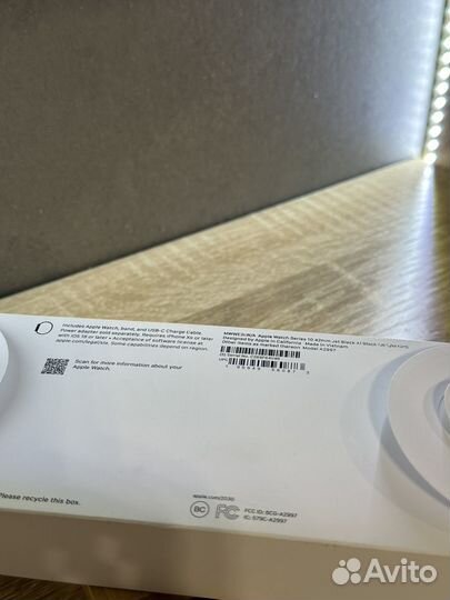 Новые Apple Watch 10 42mm Jet Black S/M