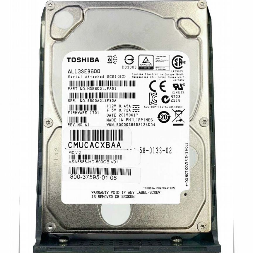 [800-37595-01] Жесткий Диск Cisco Asa5585-Hd-600gb 600gb Sas 2,5