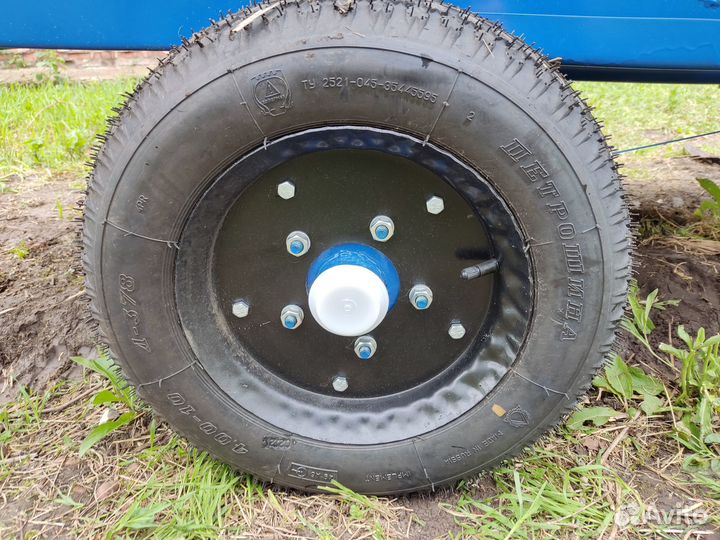 Прицеп для мотоблока самосвал 2-х местный