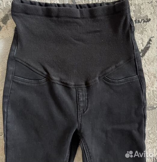 Джинсы для беременных утепленные i love mom