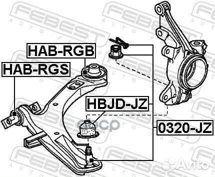 Сайлентблок нижн передн рычага honda step WGN R