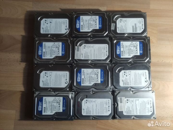 Жёсткие диски HDD 320-160 гБ
