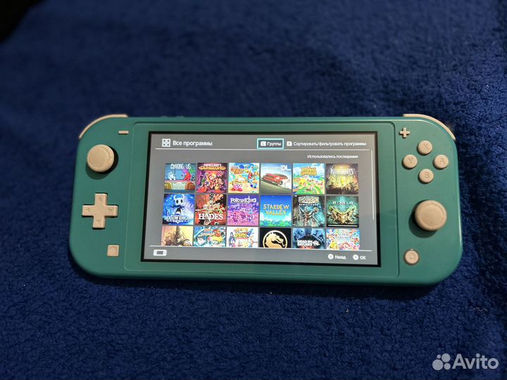 Nintendo switch lite + 30 игр