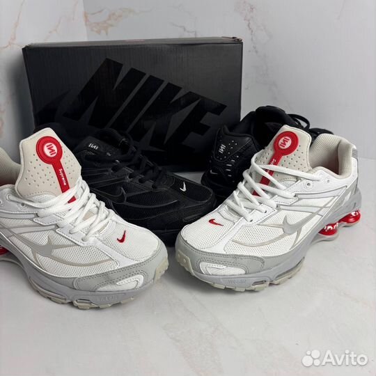 Кроссовки supreme x nike shox ride 2