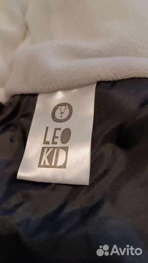 Зимний конверт в коляску и варежки leokid