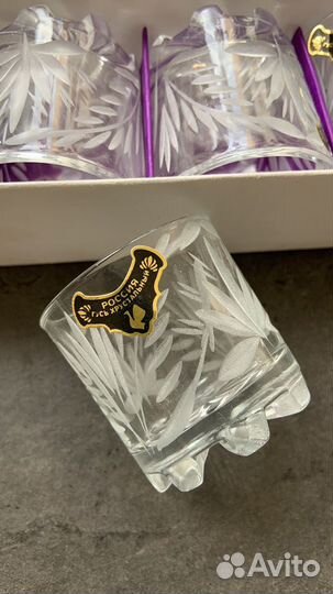 Рюмки, гусь хрустальный, новый набор