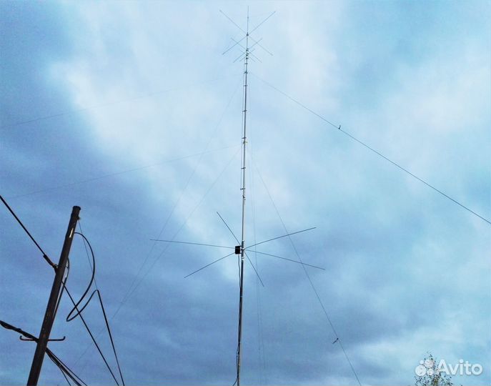 Кв антенна RV-7HF вертикал 7 диапазонов