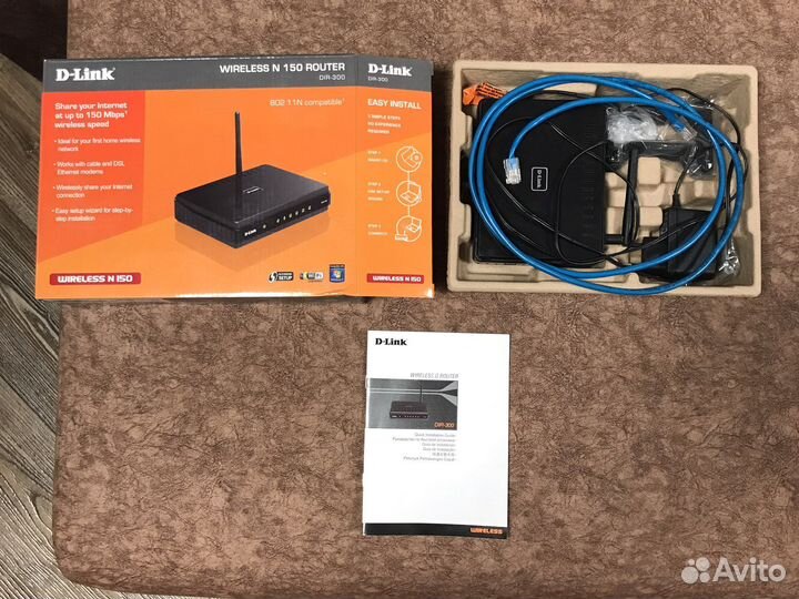 Роутер wifi D-Link N150 Dir-300