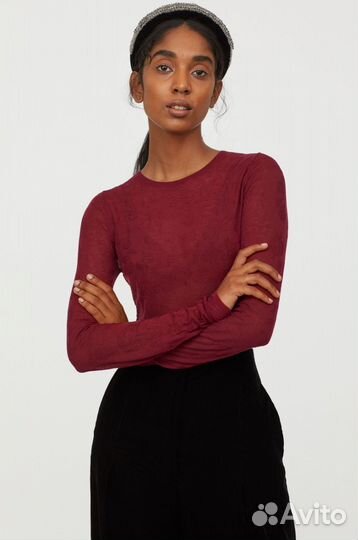 Новый лонгслив H&M Conscious Оригинал