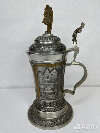 Коллекционная оловянная кружка 