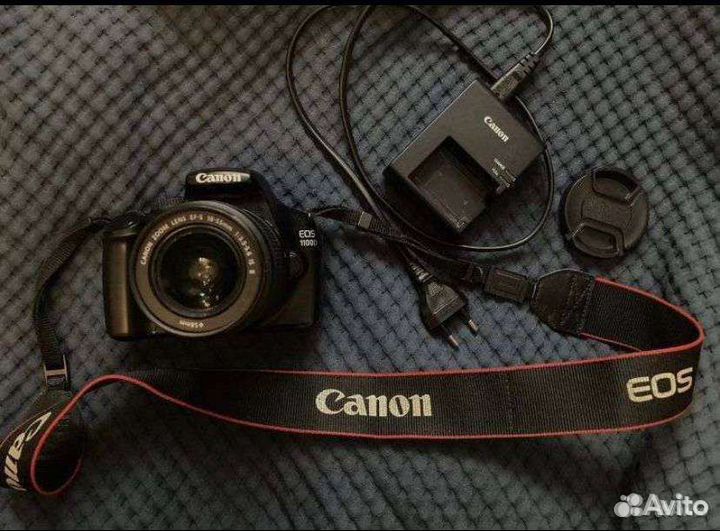 Зеркальный фотоаппарат canon eos 1100d