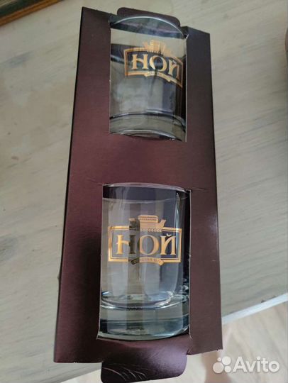 Стаканы фирменные коньяк Ной