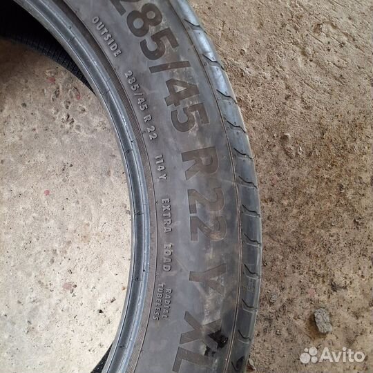 Continental ContiPremiumContact 6 285/45 R22