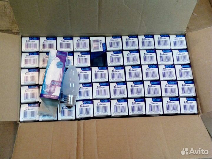 Лампа свеча е27 40Вт