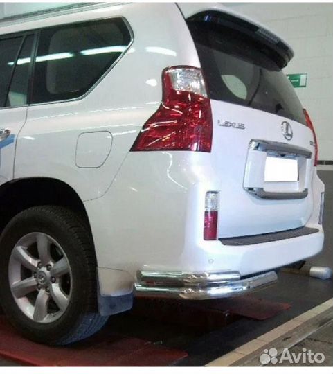 Защита заднего бампера Lexus GX 460(Прадо 150)