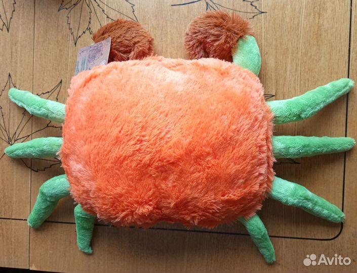 Интерьерная игрушка подушка Краб