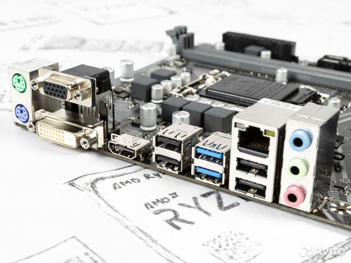 Материнская плата Gigabyte H410M S2H V3 1200