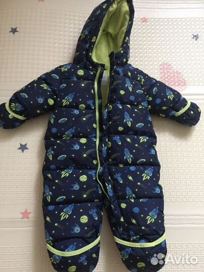 Зимний комбинезон для мальчика 74