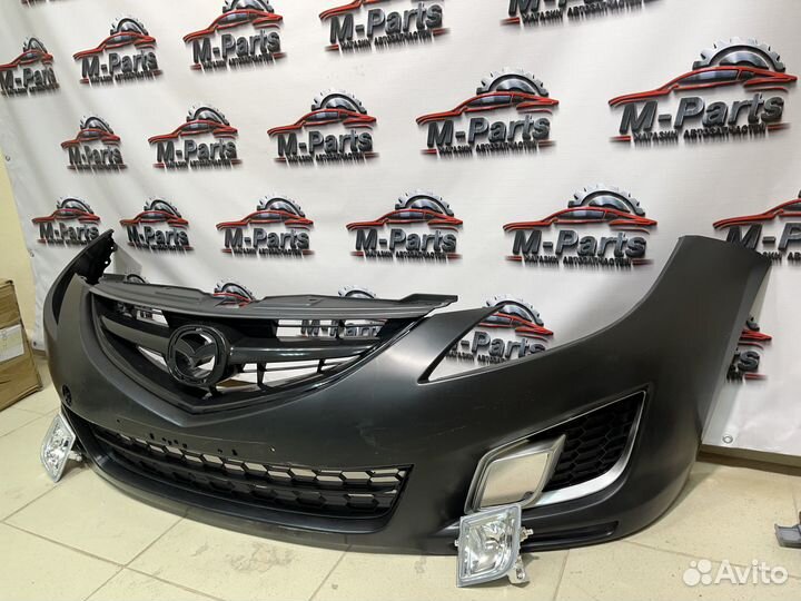 Бампер передний Мазда 6 GH sport в сборе