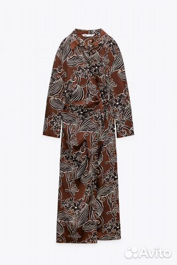 Платье рубашка zara