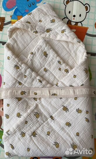 Конверт плед на выписку муслин