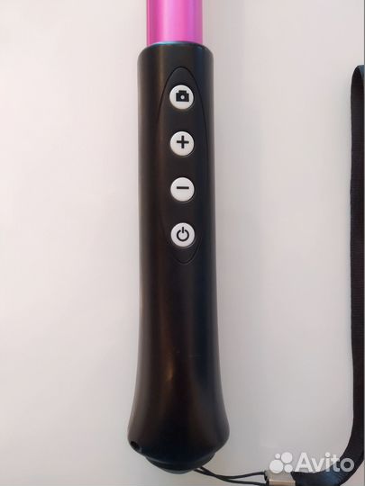 Монопод для селфи Aceline ZA-828LP розовый