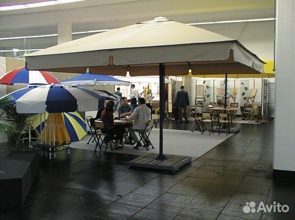 Зонт для кафе 4х4 м