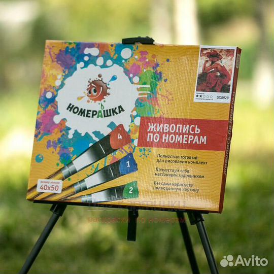 Картина по номерам 40x50 Интерьер загородного дома