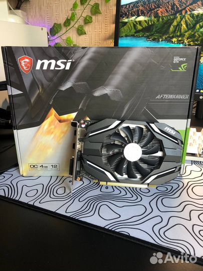 Видеокарта msi gtx 1050 ti 4gb