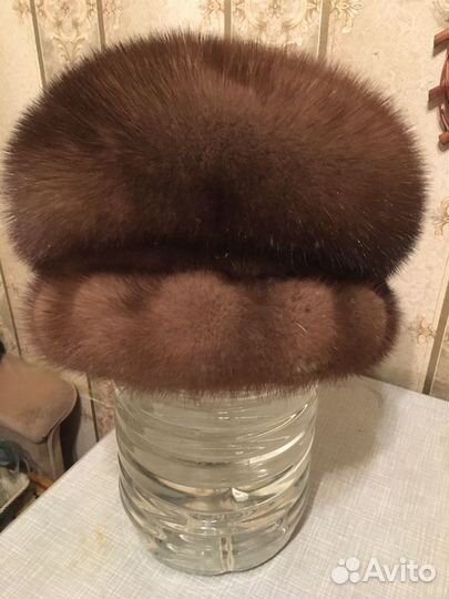 Женская норковая шапка