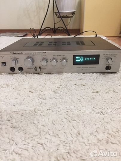 Усилитель Радиотехника у101, тюнер т101