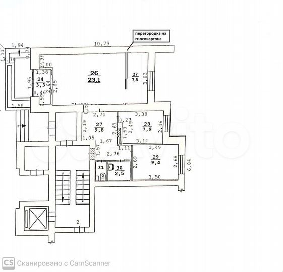 Офисное (торговое) помещение, 62 м²