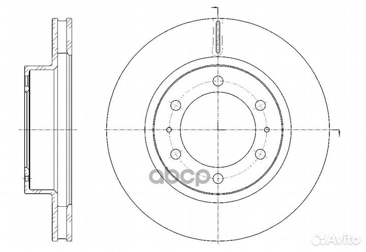 Диск тормозной вентилируемый G-brake GR-20949