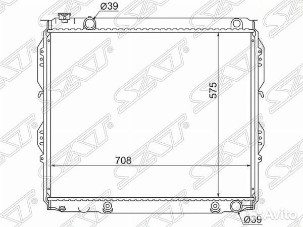 Радиатор Toyota Sequoia 00-07 / Tundra 99-07