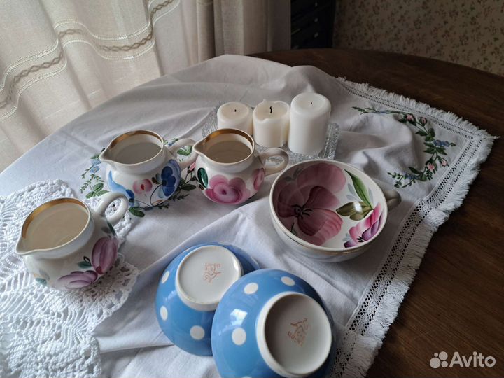 Молочник,пиала,супница,Хайта