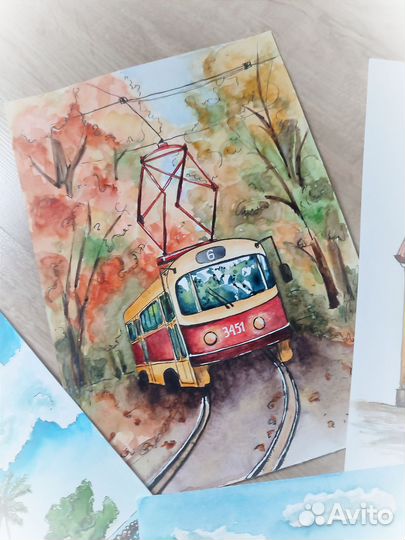 Рисунки в стиле скетчинг формат А4