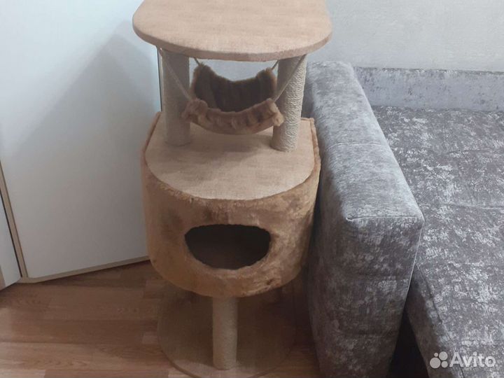 Когтеточка домик для кошки бу