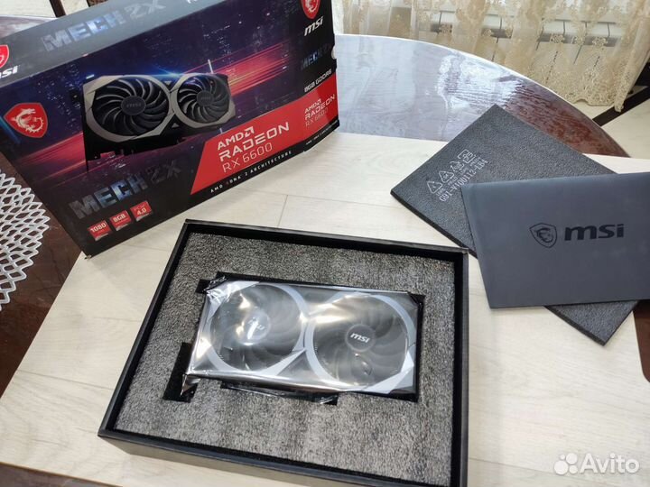 Видеокарта MSI mech 2x rx 6600