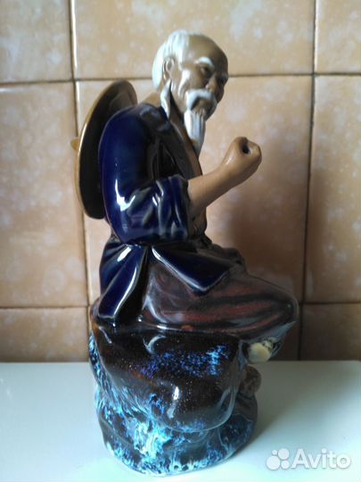 Китай шиваньская обливная керамика рыбак