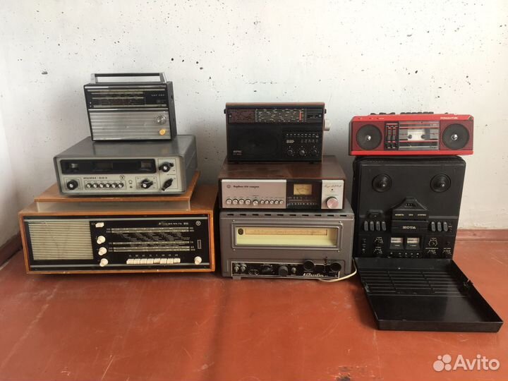 Советские радиоприемники магнитофоны