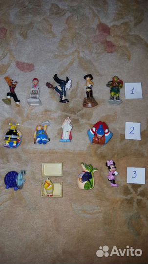 Игрушки из киндер- сюрприза