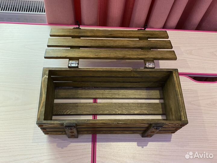 Ящик деревянный подарочный