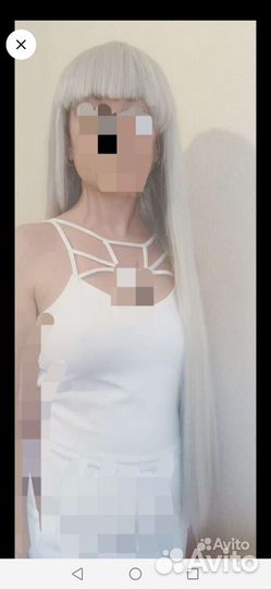 Парик пепельный