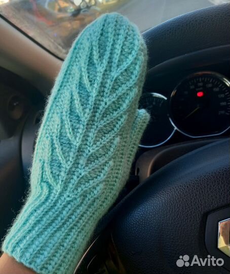 Варежки ручной работы