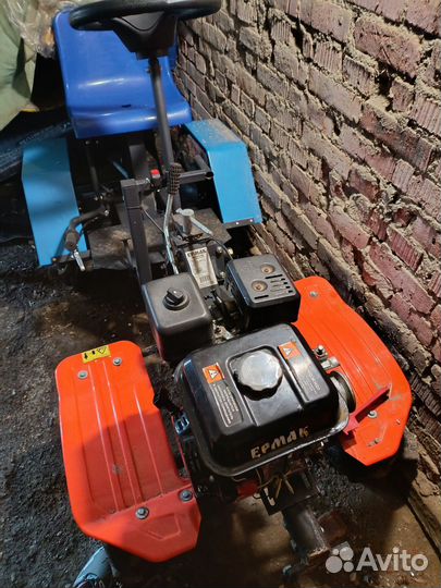 Мотоблок с адаптером