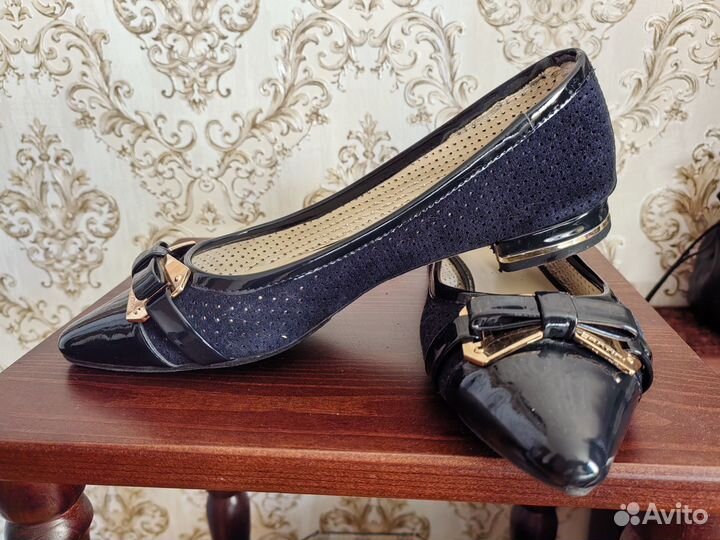 Балетки натуральная кожа 36 размер