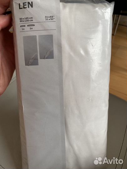 Новые детские простыни икеа. Лён