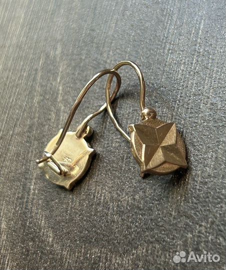 Золотые серьги СССР