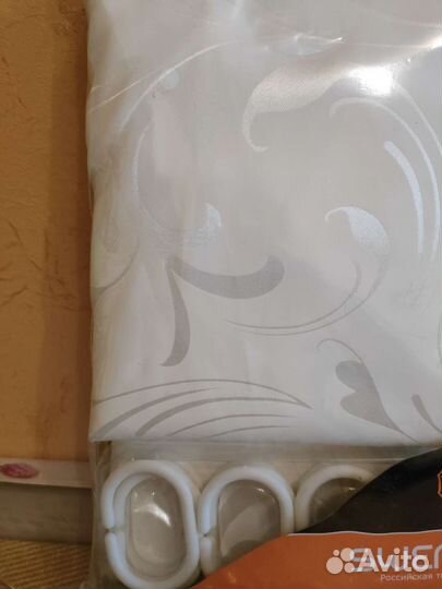 Шторка для ванной новая